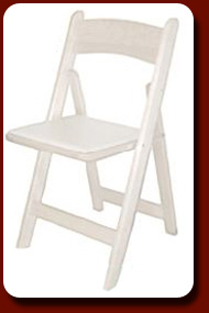 White wood chair with White Pad
