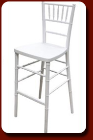 White Ballroom Bar Stool